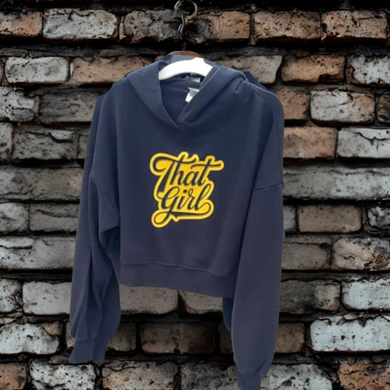 That Girl Cropped Hoodie