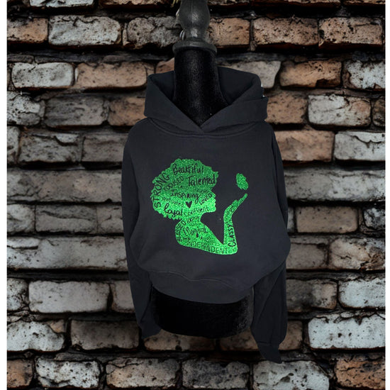 Affirmed & Ascending Cropped Hoodie