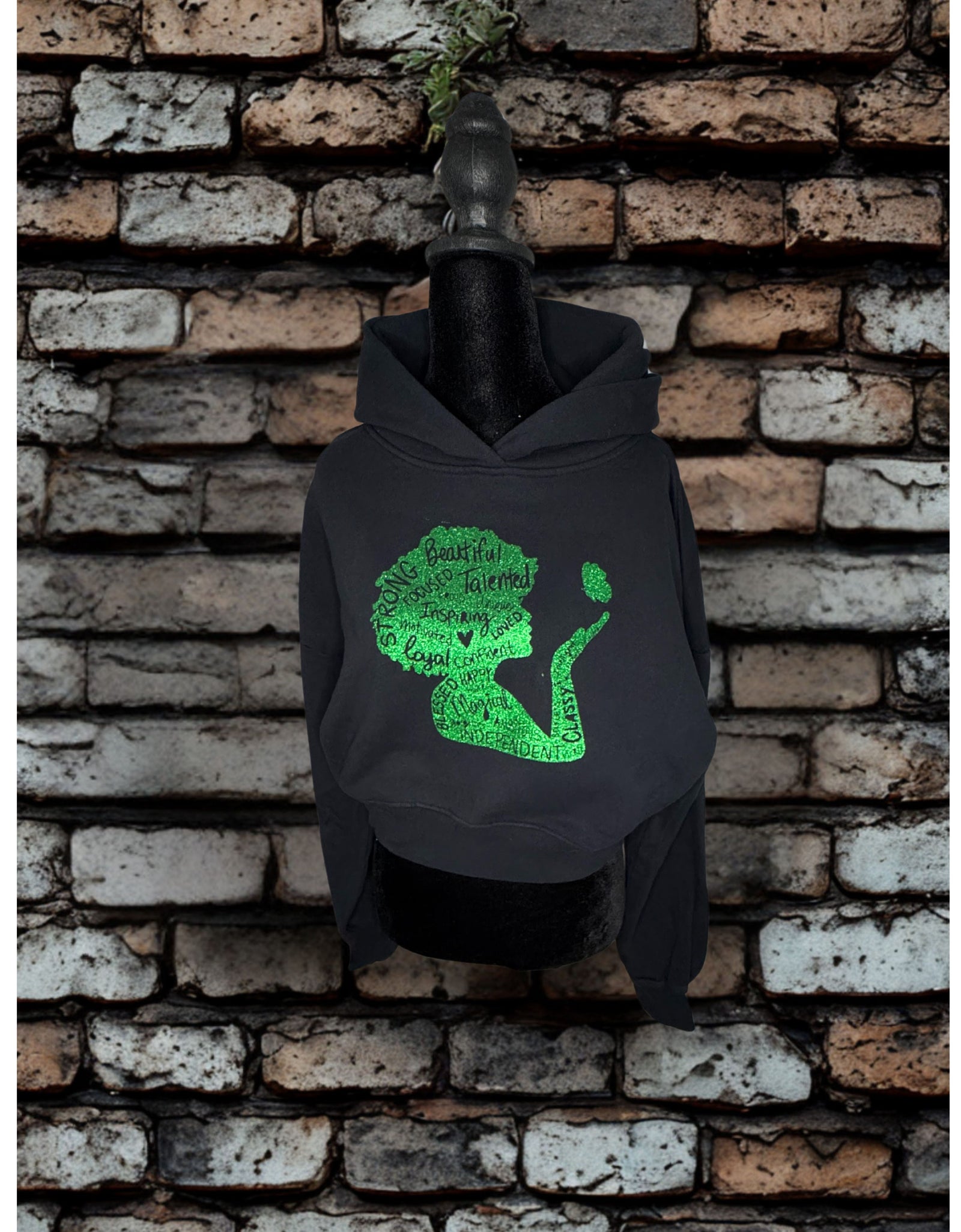 Affirmed & Ascending Cropped Hoodie