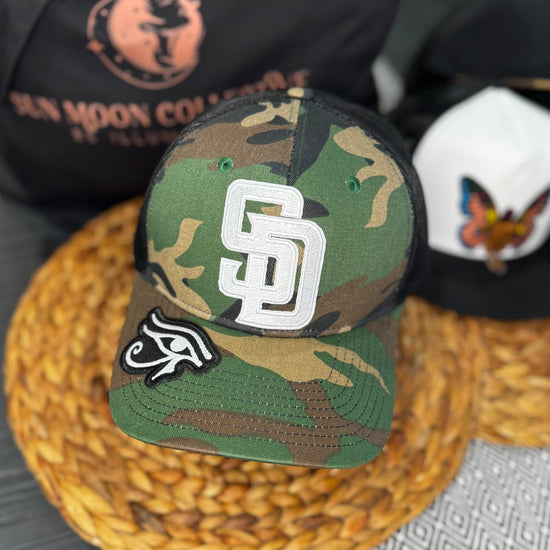 San Diego - Camo w/ Eye of Ra on brim