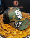 San Diego - Camo w/ Eye of Ra on brim