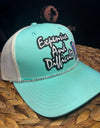 Expensive & Difficult Teal w/ rhinestones