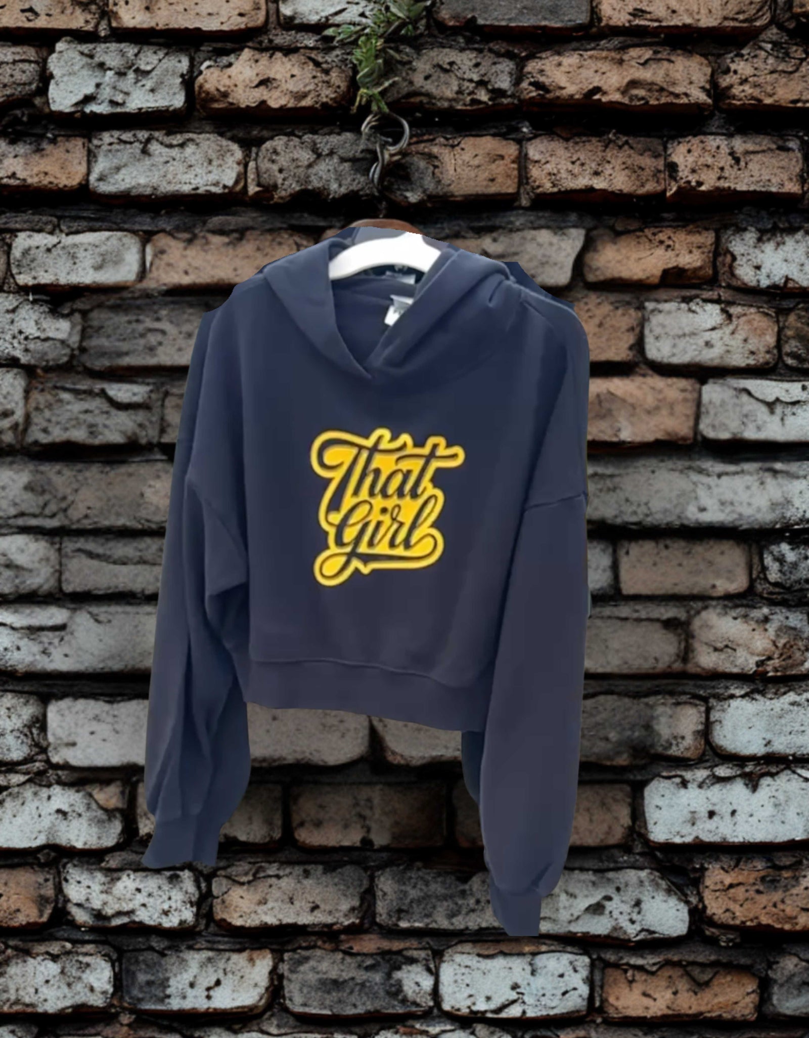 That Girl Cropped Hoodie