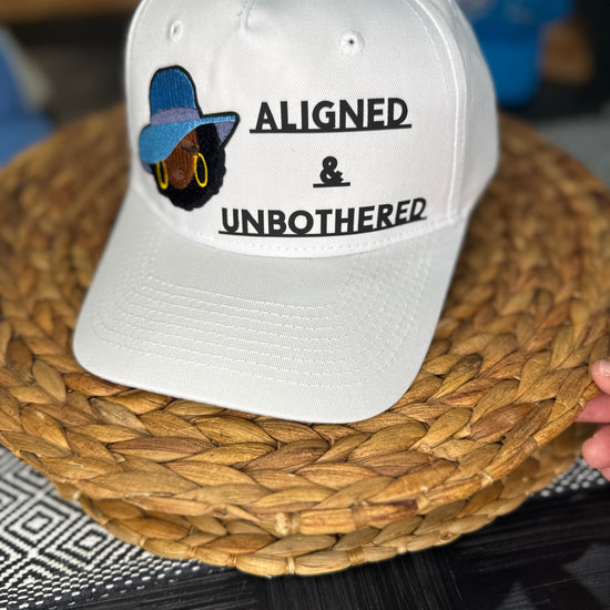 Aligned & Unbothered Twill cap