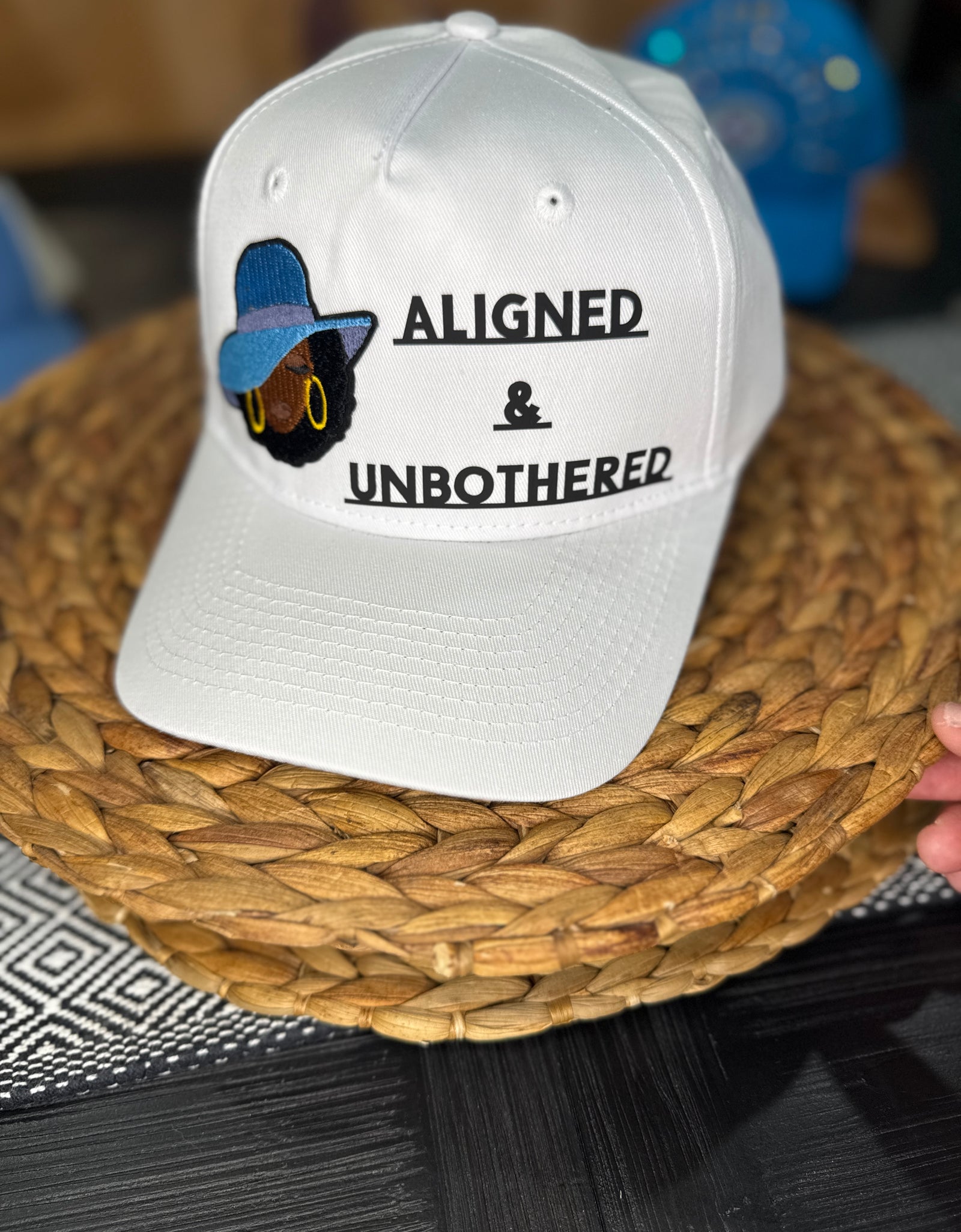 Aligned & Unbothered Twill cap