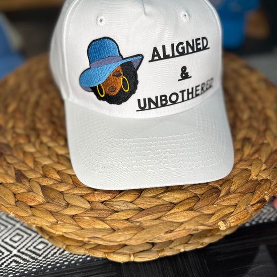 Aligned & Unbothered Twill cap