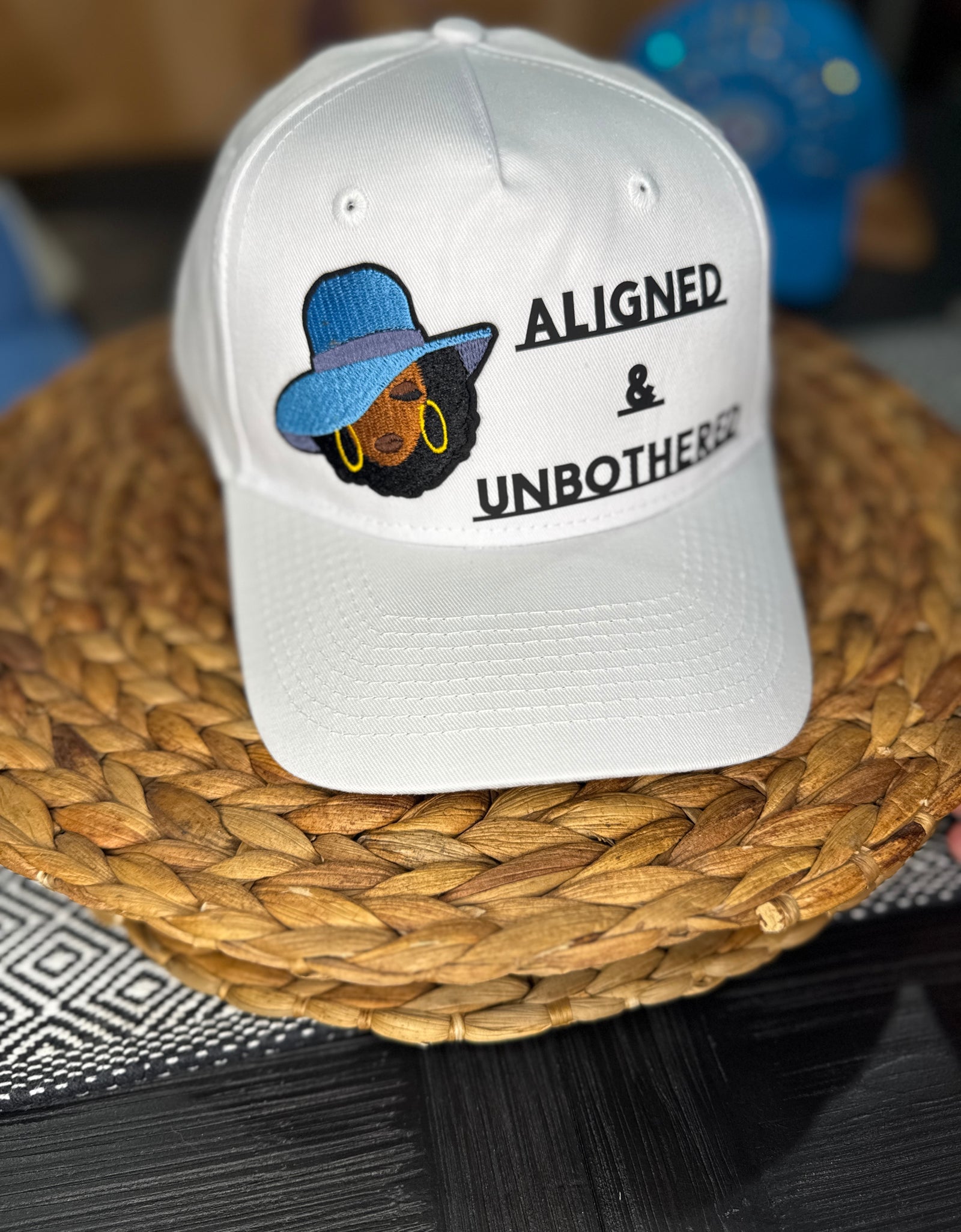 Aligned & Unbothered Twill cap