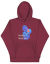 Self-Care & Empowerment Hoodie – Healer and Heal Her Feminine Graphic