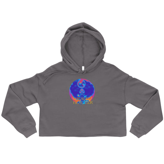Self-Care & Empowerment Crop Hoodie – Healer and Heal Her Feminine